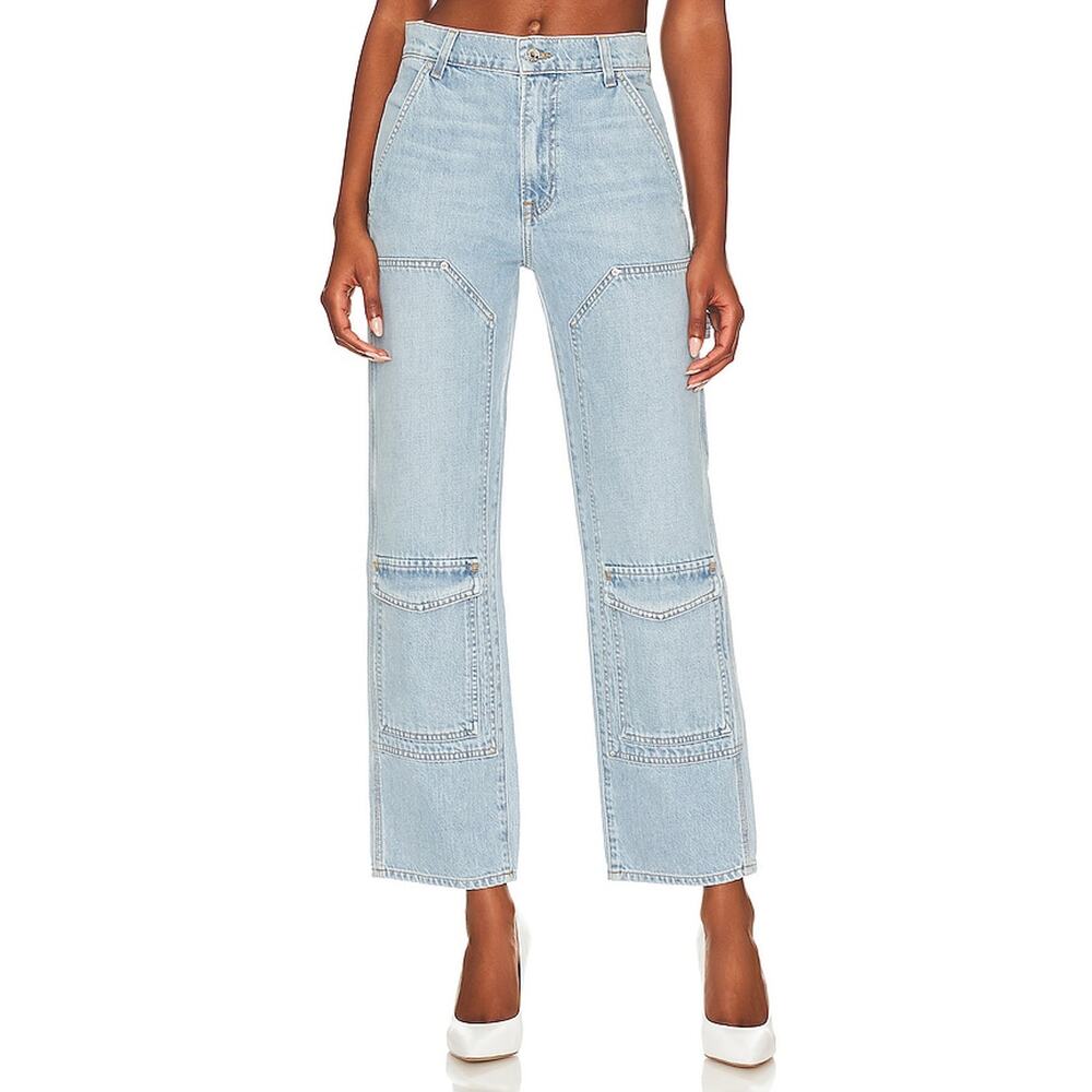 Grlfrnd Relaxed East Cut Milla Utility Slouch Denim Jeans Size 26